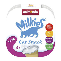 Animonda Milkies Katzenmilch Creme Leckerli Variety für erwachsene Katzen 60 x 15 g - 60 x 15 g – Bild 1 von 6