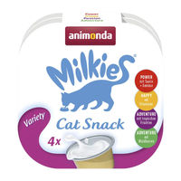 Produktbild von Animonda Milkies Katzenmilch Creme Leckerli Variety für erwachsene Katzen 60 x 15 g - 60 x 15 g