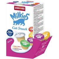 Produktbild von Animonda Milkies Katzensnack Variety Mix mit Milch für erwachsene Katzen 20 x 15 g - 20 x 15 g