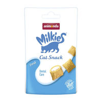 Produktbild von Animonda Milkies Knusperkissen Fresh Dental Care Katzensnack mit Geflügel für erwachsene Katzen 30 g - 12 x 30 g