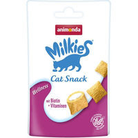 Produktbild von Animonda Milkies Knusperkissen Wellness Leckerli für Haut und Fell 12x30g