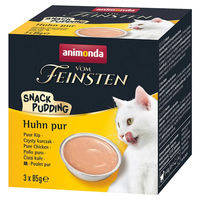 Produktbild von Animonda SnackPudding Huhn pur Creme Katzen Snack 3 x 85 g - 3 x 85 g