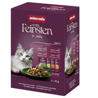 Produktbild von animonda Vom Feinsten Adult Katzenfutter in Gelee Country Variety Mix 12x85g und 24x85g