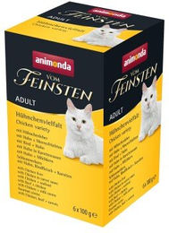 animonda vom Feinsten Adult Katzenfutter Mixpack Huhn und Pute Pastete getreidefrei 6 x 100 g - 6 x 100 g – Bild 1 von 5