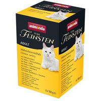 Produktbild von animonda vom Feinsten Adult Katzenfutter Mixpack Huhn und Pute Pastete getreidefrei 6 x 100 g - 6 x 100 g