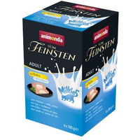 Produktbild von animonda Vom Feinsten Adult Katzenfutter Nassfutter Huhn mit Milchkern getreidefrei 6 x 100 g - 6 x 100 g