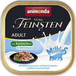 Produktbild von animonda vom Feinsten Adult Milkies Kaninchen Stückchen in Sauce 32x100g - 32 x 100 g