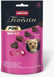 Produktbild von animonda vom Feinsten Belohnungssnack Trockenfutter Hund Adult Mini Love Bites Rind mit Salbei 6x50g