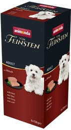 Produktbild von animonda vom Feinsten Hund Nassfutter Adult Hirsch Paté mit hohem Fleischanteil 6x150g - 6 x 150 g