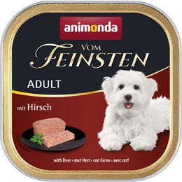 Produktbild von animonda vom Feinsten Hundefutter Adult Hirsch ohne Konservierungsstoffe 22x150g