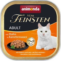 Produktbild von animonda vom Feinsten Hundefutter Adult Huhn in Karottensauce getreidefrei 32x100g - 32 x 100 g