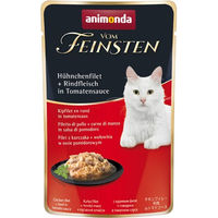 Produktbild von animonda vom Feinsten Hundefutter Adult Hühnchenfilet und Rindfleisch in Tomatensauce 18x50g