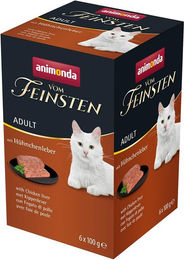Produktbild von animonda vom Feinsten Hundefutter Adult Hühnchenleber Pastete 32x100g