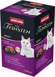 Produktbild von Animonda Vom Feinsten Hundefutter Adult Lamm in Sauce Getreidefrei 32x100g