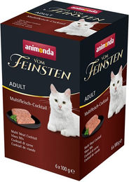 Produktbild von animonda vom Feinsten Hundefutter Adult Multi-Fleischcocktail mit Geflügel ohne Farb- und Aromastoffe 32x100g