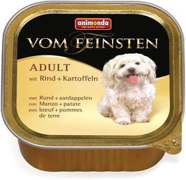 Animonda vom Feinsten Hundefutter Adult Pastete Rind mit Kartoffeln getreidefrei 22 x 150 g - 22 x 150 g – Bild 1 von 6