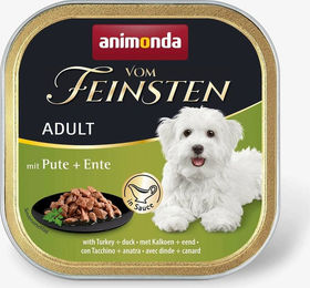 Animonda Vom Feinsten Hundefutter Adult Pute und Ente in Sauce 22 x 150 g getreidefrei - 22 x 150 g – Bild 1 von 4