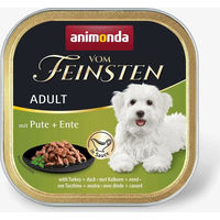 Produktbild von Animonda Vom Feinsten Hundefutter Adult Pute und Ente in Sauce 22 x 150 g getreidefrei - 22 x 150 g