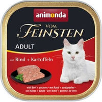Produktbild von animonda Vom Feinsten Hundefutter Adult Rind mit Kartoffel Pastete 128x100 g