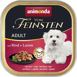 Produktbild von animonda vom Feinsten Hundefutter Adult Rind und Lamm in Sauce 22x150g