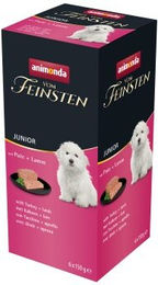 animonda vom Feinsten Hundefutter Junior Paté Pute und Lamm 6 x 150g ohne Farb- und Aromastoffe sowie Konservierungsstoffe - 6 x 150 g – Bild 1 von 5
