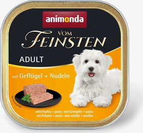 Animonda Vom Feinsten Hundefutter Nassfutter Adult Geflügel mit Nudeln Pastete Getreidefrei 22 x 150 g - 22 x 150 g – Bild 1 von 6