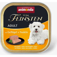Produktbild von Animonda Vom Feinsten Hundefutter Nassfutter Adult Geflügel mit Nudeln Pastete Getreidefrei 22 x 150 g - 22 x 150 g
