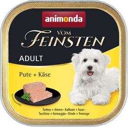 Animonda Vom Feinsten Hundefutter Nasspastete Pute und Käse Adult Getreidefrei Ohne Zucker 22 x 150 g - 22 x 150 g – Bild 1 von 7