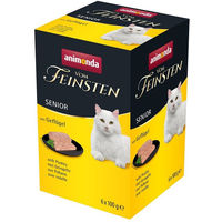 Produktbild von animonda vom Feinsten Hundefutter Senior Geflügel ohne Farb- und Aromastoffe 32x100g