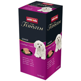 Produktbild von animonda vom Feinsten Hundefutter Senior Geflügel und Lamm 18x150g