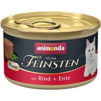 Produktbild von animonda vom Feinsten Hundemousse Adult Rind und Ente mit hohem Fleischanteil 12x85 g