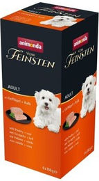 animonda vom Feinsten Hundepaté Adult Kalb und Geflügel getreidefrei 6 x 150 g - 6 x 150 g – Bild 1 von 2