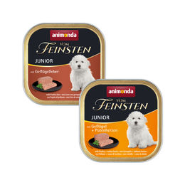 Animonda vom Feinsten Junior Hundefutter Geflügel Schale Getreidefrei 22 x 150 g – Bild 1 von 2