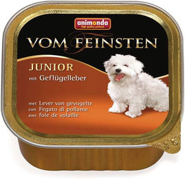 Animonda vom Feinsten Junior Hundefutter Nass Pastete mit Geflügelleber 22 x 150g - 22 x 150 g – Bild 1 von 9