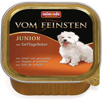 Produktbild von Animonda vom Feinsten Junior Hundefutter Nass Pastete mit Geflügelleber 22 x 150g - 22 x 150 g