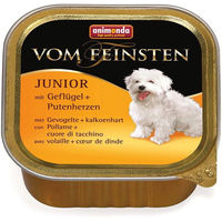 Produktbild von Animonda Vom Feinsten Junior Hundefutter Pastete Geflügel und Putenherzen getreidefrei 22 x 150 g - 22 x 150 g