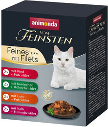 Produktbild von animonda vom Feinsten Katzen Nassfutter Adult Feine Vielfalt mit Filets 6x85g