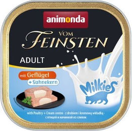 Produktbild von animonda vom Feinsten Katzen Nassfutter Adult Geflügel mit Sahnekern getreidefrei 32x100g - 32 x 100 g