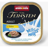 Produktbild von Animonda Vom Feinsten Katzen Nassfutter Adult Huhn in Milchsauce, getreidefrei und ohne Zucker, 32 x 100 g - 32 x 100 g