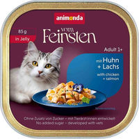 Produktbild von animonda vom Feinsten Katzen Nassfutter Adult Huhn mit Lachs in Jelly 16x85 g
