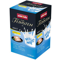 Produktbild von animonda vom Feinsten Katzen Nassfutter Adult Huhn mit Milchkern 32x100g