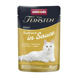 Produktbild von Animonda Vom Feinsten Katzen Nassfutter Adult Huhn und Kaninchen in Sauce 24 x 85 g