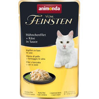 Produktbild von animonda vom Feinsten Katzen Nassfutter Adult Hühnchenfilet mit Käse in Sauce 18 x 50 g - 18 x 50 g