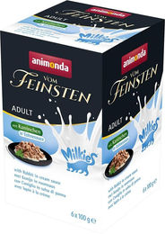 animonda vom Feinsten Katzen Nassfutter Adult Kaninchen in Sauce getreidefrei 32x100g – Bild 1 von 1