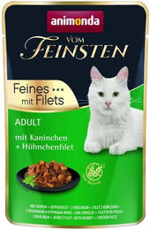 Animonda Vom Feinsten Katzen Nassfutter Adult Kaninchen und Huhn 18 x 85g Getreidefrei - 18 x 85 g – Bild 1 von 7