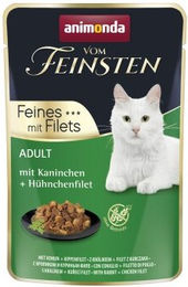 animonda vom Feinsten Katzen Nassfutter Adult Kaninchen und Huhn in Sauce 18x85g – Bild 1 von 1