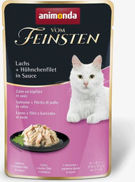 animonda vom Feinsten Katzen Nassfutter Adult Lachs und Huhn in Sauce 18 x 50 g - 18 x 50 g – Bild 1 von 6