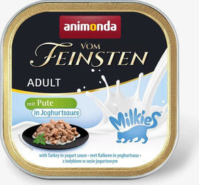Animonda Vom Feinsten Katzen Nassfutter Adult Pute in Joghurtsauce 32 x 100 g getreidefrei ohne Zucker - 32 x 100 g – Bild 1 von 5