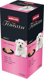 Produktbild von animonda vom Feinsten Katzen Nassfutter Adult Pute mit Schinken Paté 6x150g