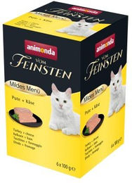 animonda vom Feinsten Katzen Nassfutter Adult Pute Paté 6x100g - 6 x 100 g – Bild 1 von 2